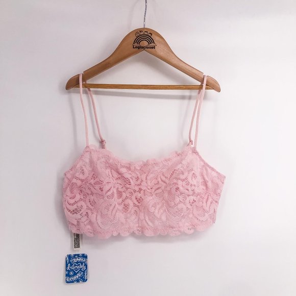 Free People Other - Free people Reese bralette powder pink Medium